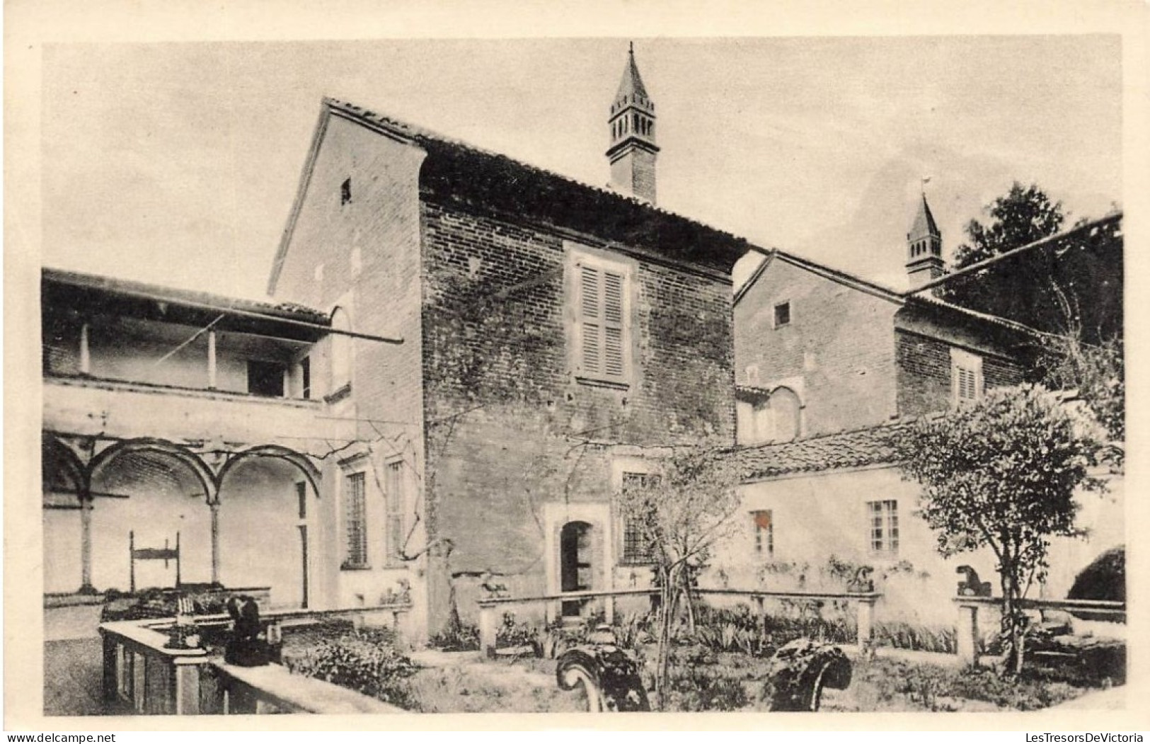 ITALIE - Certosa Di Pavia - Una Delle Celle Dei Certosini Con L'orto Il Portico E La Loggetta - Carte Postale Ancienne - Pavia