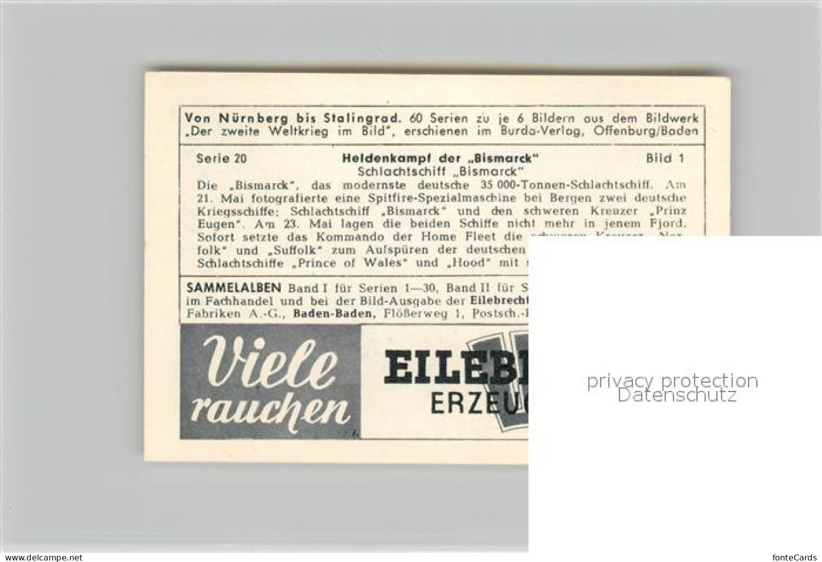 73578885 Militaria Deutschland WK2 Von N?rnberg Bis Stalingrad Heidenkampf Der B - Guerre 1939-45