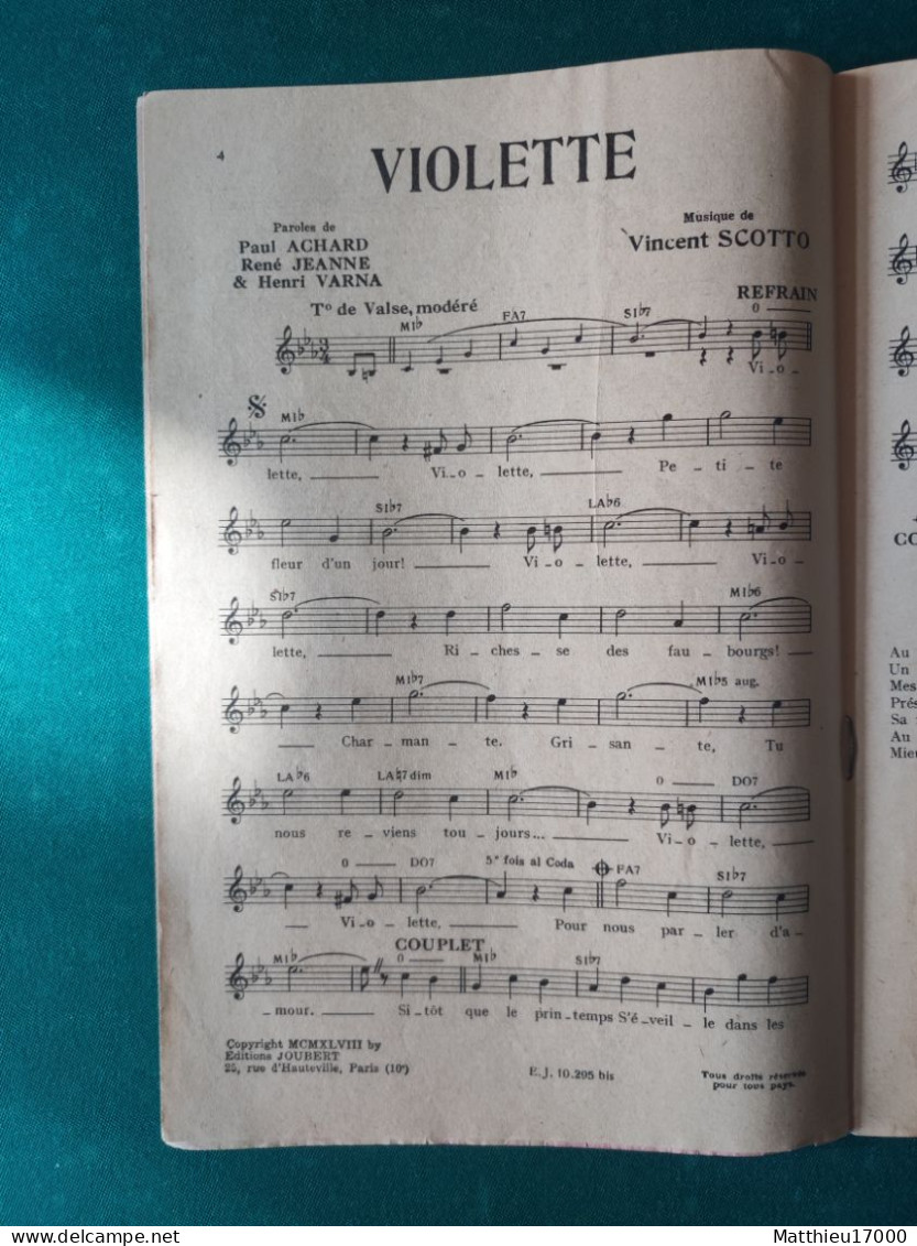 Partition - Violette Impériales - 1er Cahier - Andere & Zonder Classificatie