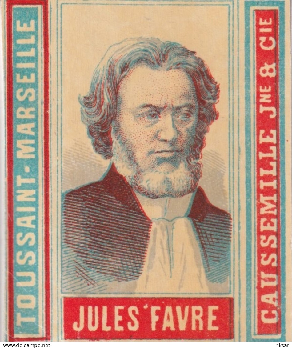 ETIQUETTE D ALLUMETTE(TOUSSAINT) MARSEILLE(JULES FAVRE) CAUSSEMILLE - Boites D'allumettes - Etiquettes