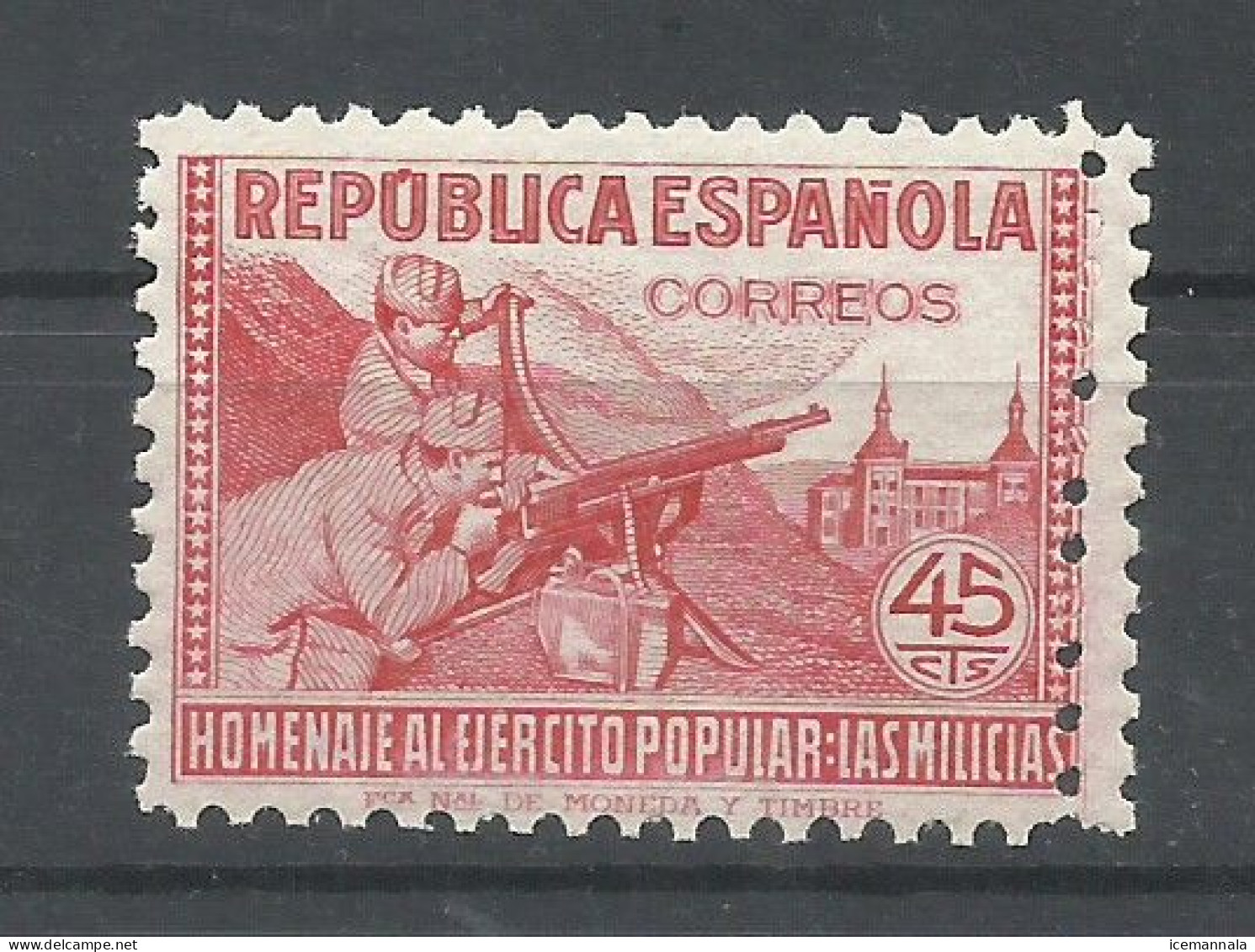 ESPAÑA  EDIFIL   795DDVD  (VARIEDAD   DOBLE DENTADO  VERTICAL)  MNH  ** - Errors & Oddities