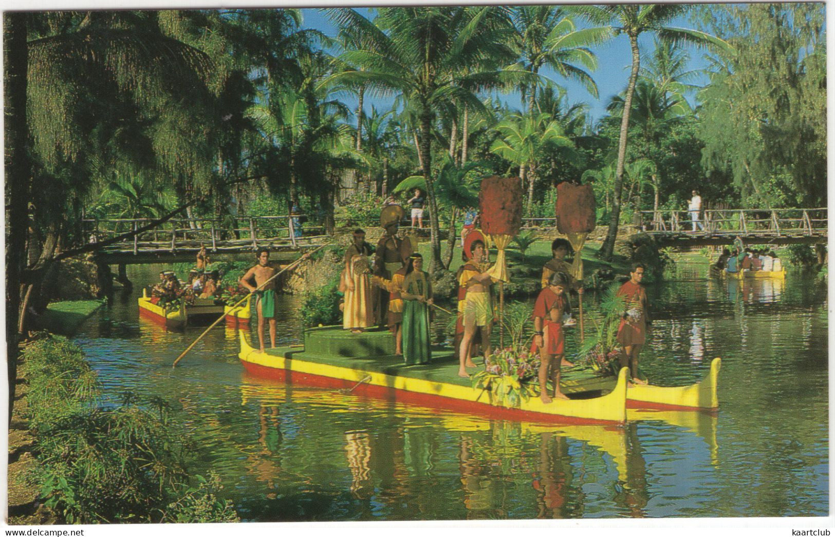 Colourful Canoe Pagent - Polynesian Cultural Center, Laie, Oahu - (USA) - Oahu