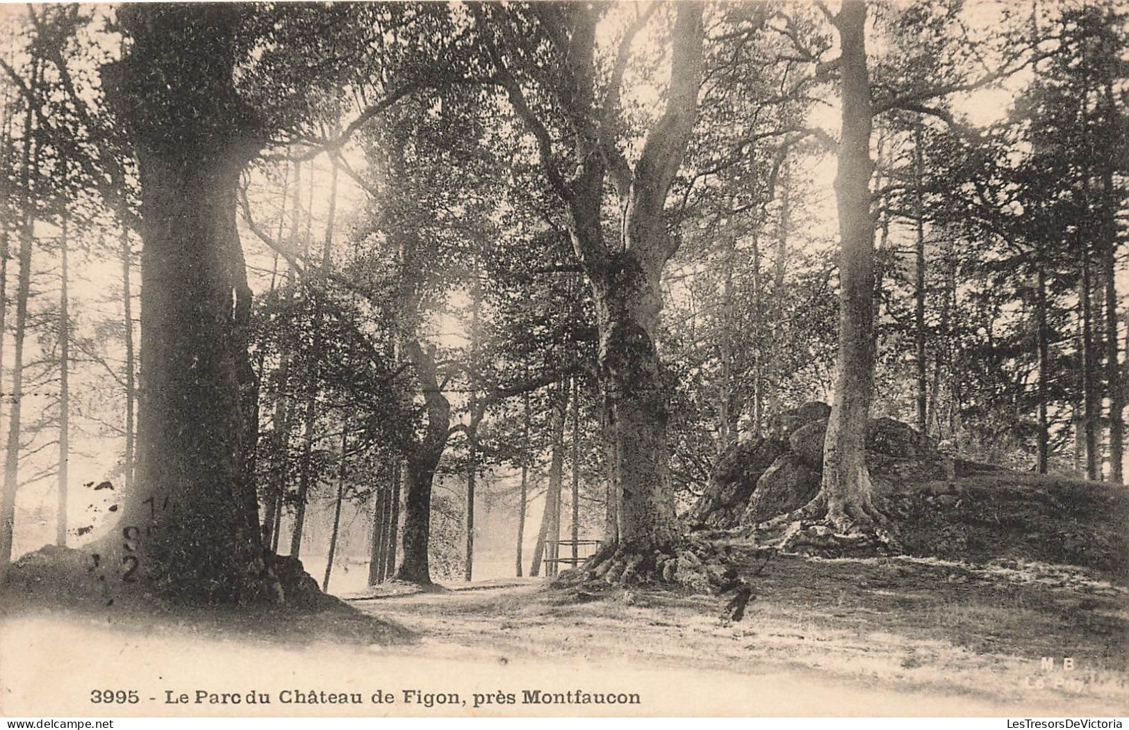 FRANCE - Montfaucon - Le Parc Du Château De Figon - Carte Postale Ancienne - Montfaucon En Velay