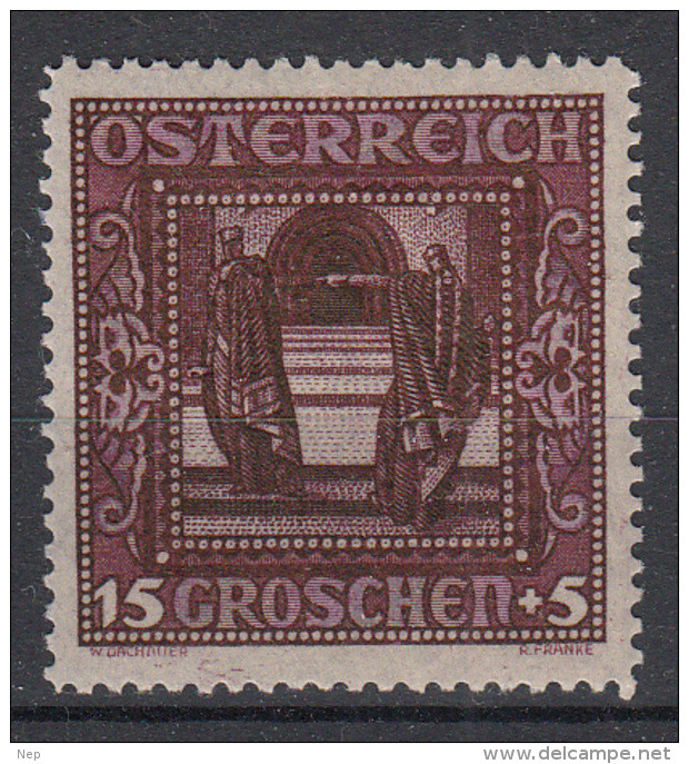 OOSTENRIJK - Michel  - 1926 - Nr 490 Type I - MH* - Ungebraucht