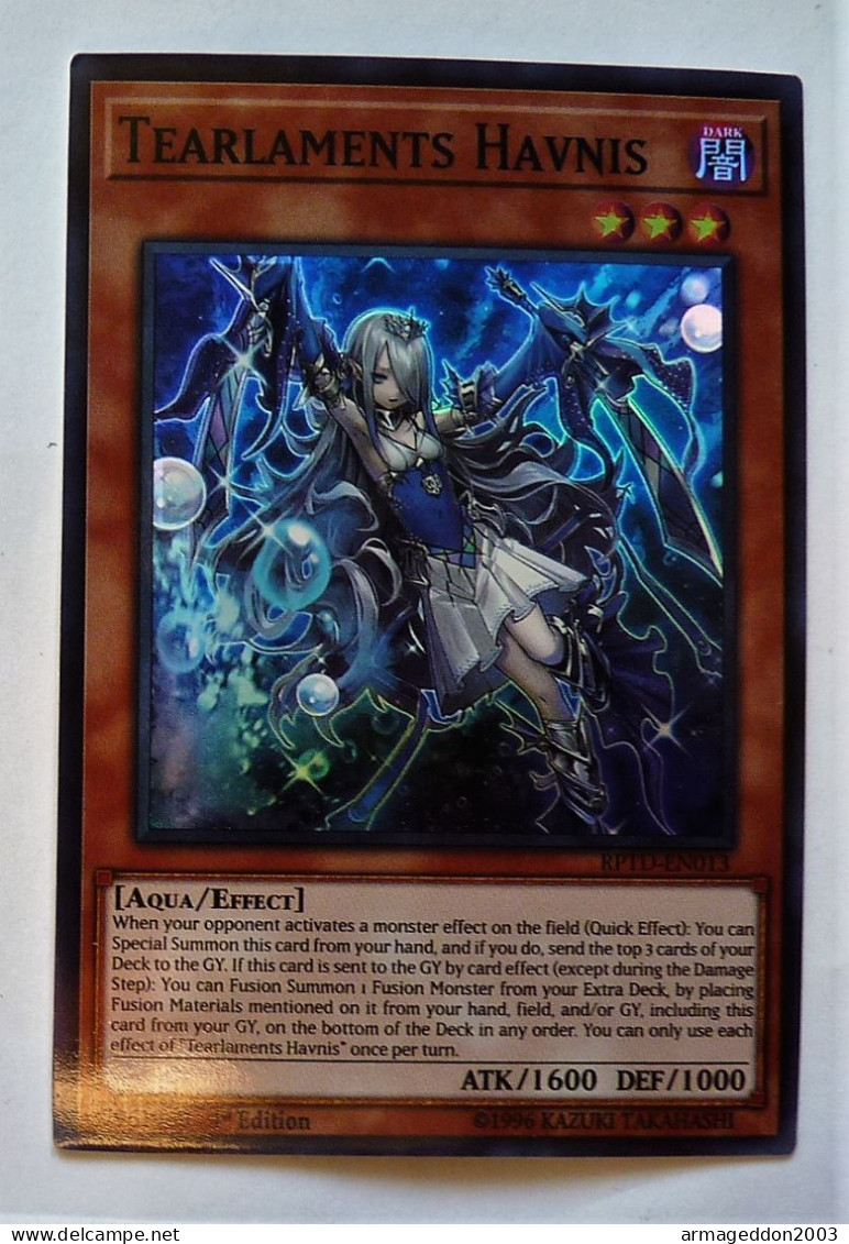 Carte Yugioh! US HOLO 1st Edt / 1996 SPTD-EN013 TEARLAMENTS HAVNIS - Yu-Gi-Oh