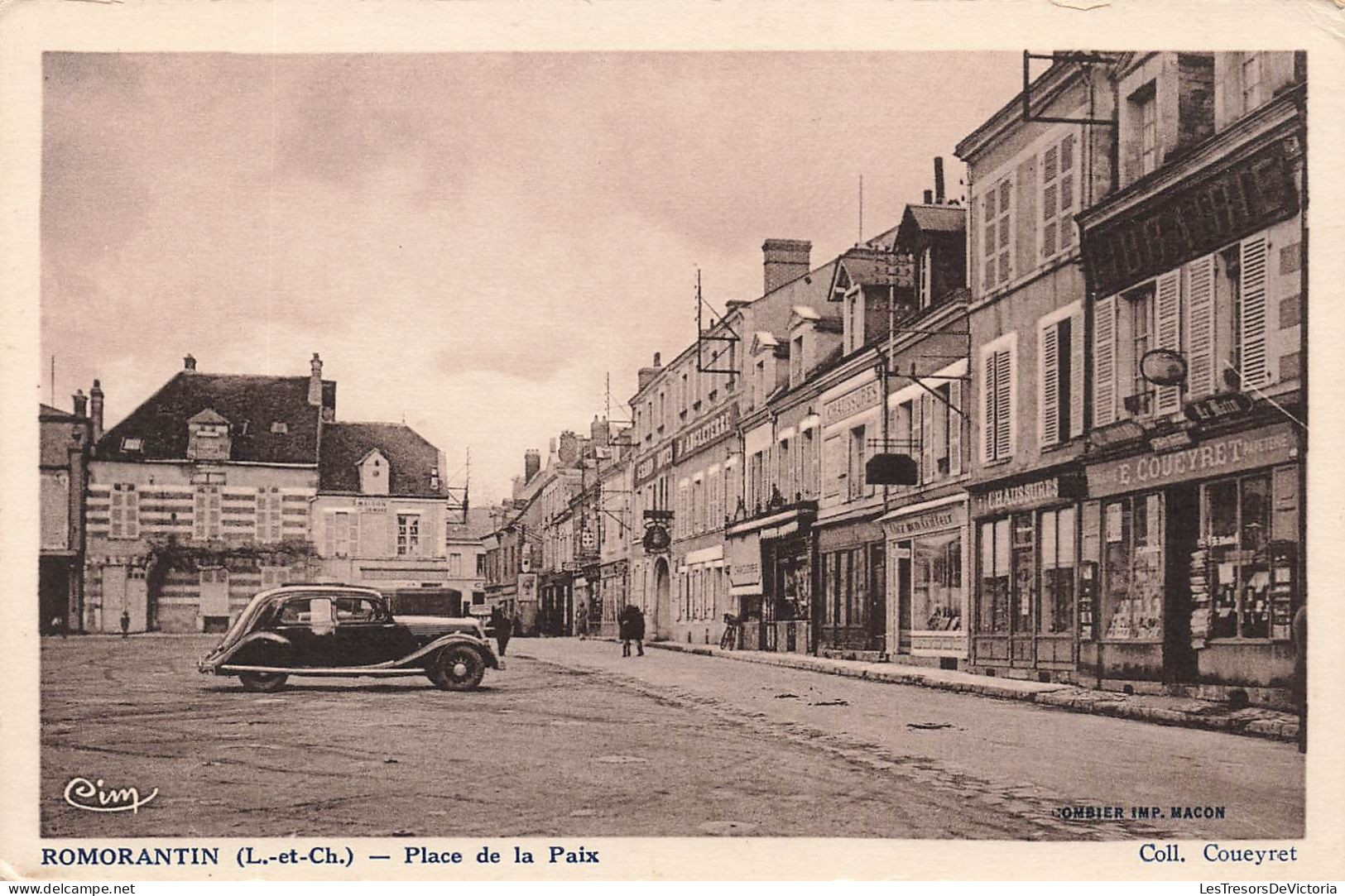 FRANCE - Romorantin - Place De La Paix - Carte Postale Ancienne - Romorantin