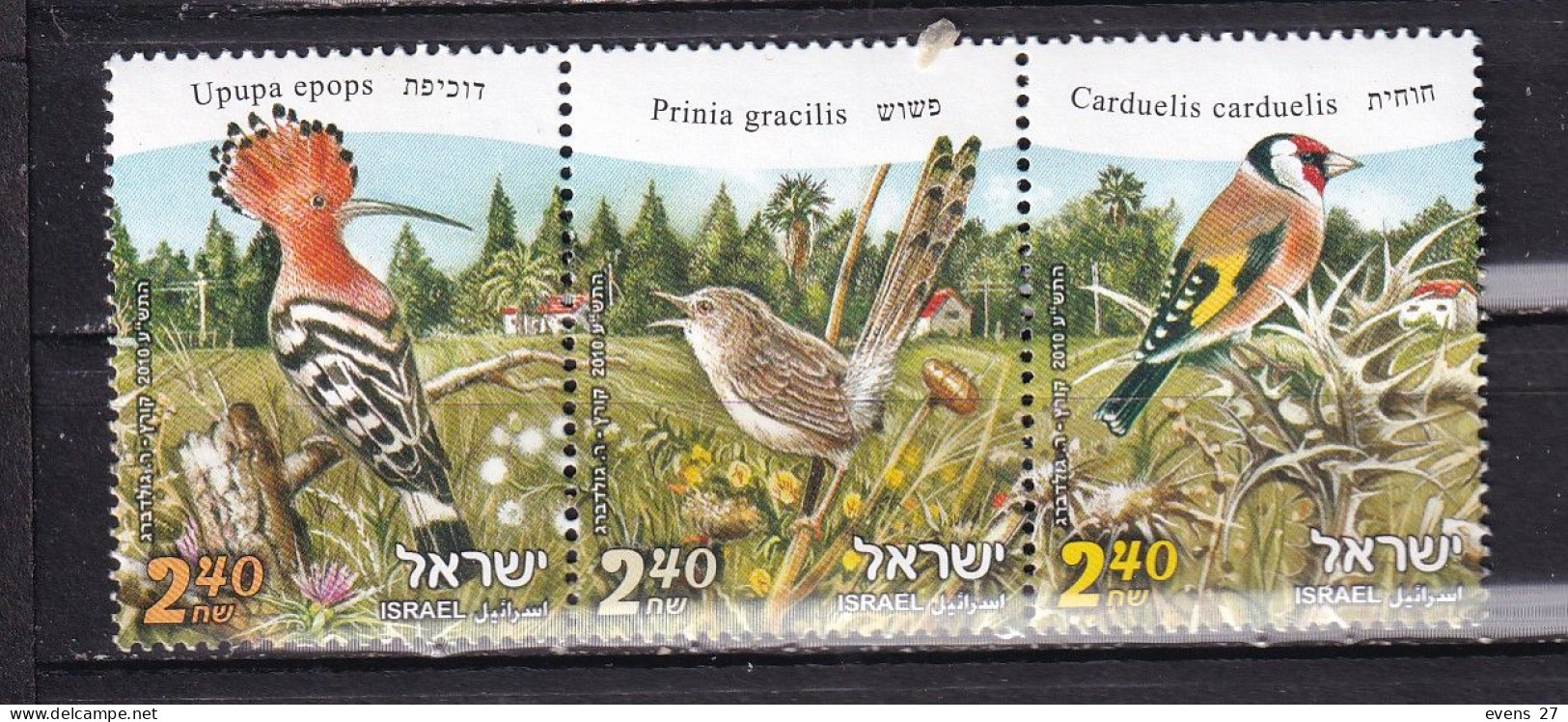 ISRAEL-2010-BIRDS-MNH. - Ongebruikt (zonder Tabs)