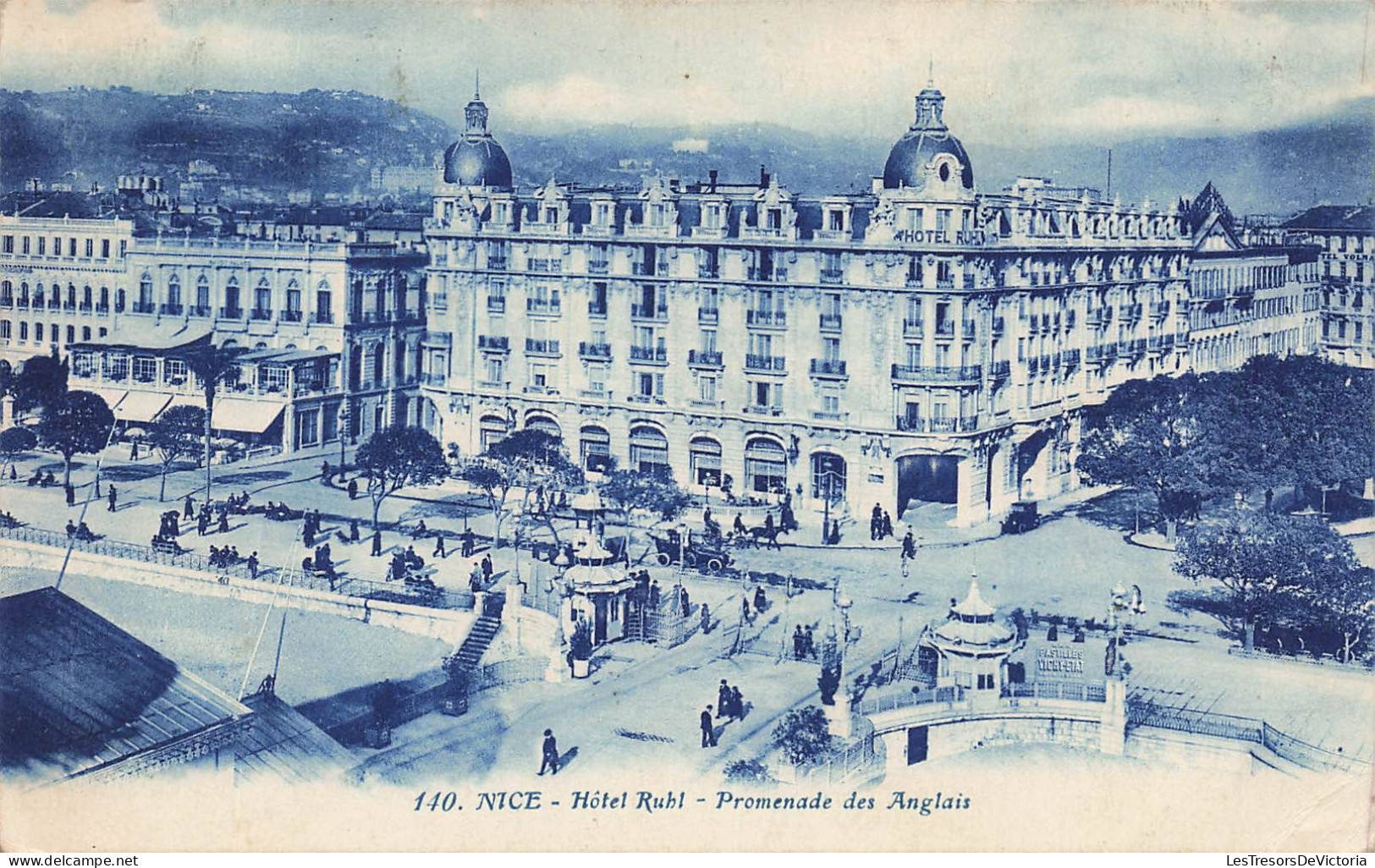 FRANCE - Nice - Hôtel Ruhl - Promenade Des Anglais - Carte Postale Ancienne - Cafés, Hôtels, Restaurants