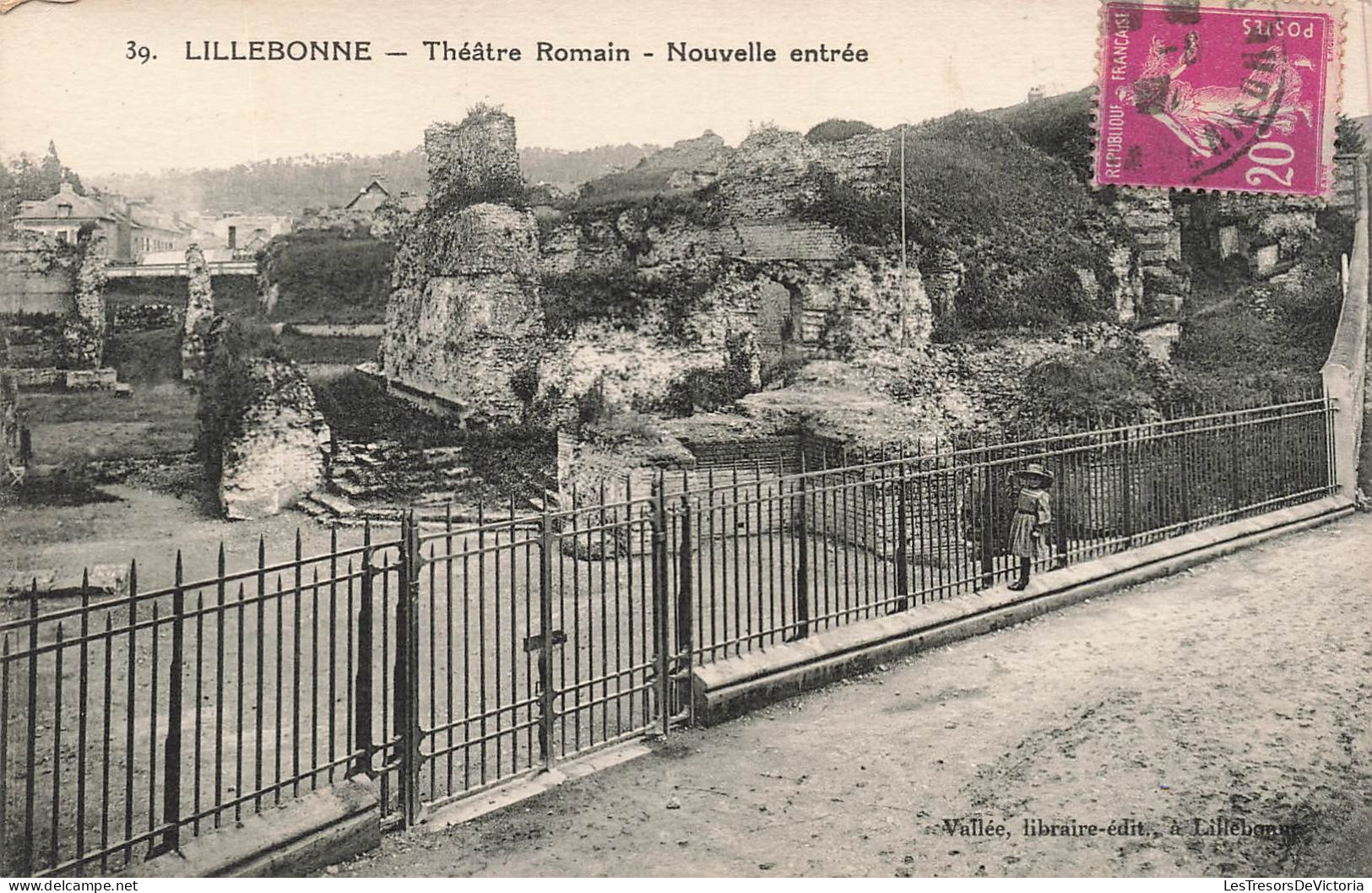 FRANCE - Lillebonne - Théâtre Romain - Nouvelle Entrée - Carte Postale Ancienne - Lillebonne