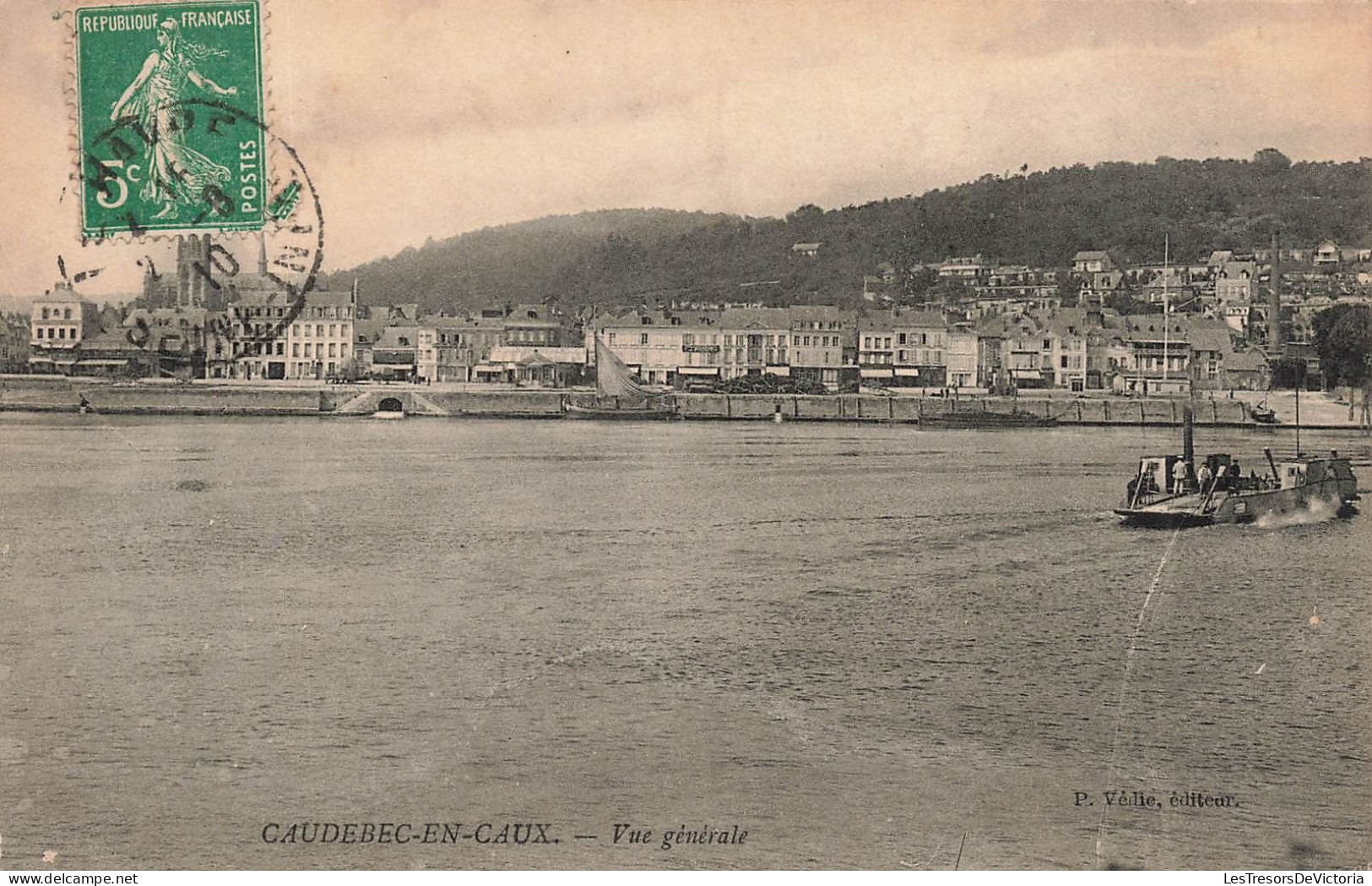 FRANCE - Caudebec En Caux - Vue Générale - Carte Postale Ancienne - Caudebec-en-Caux