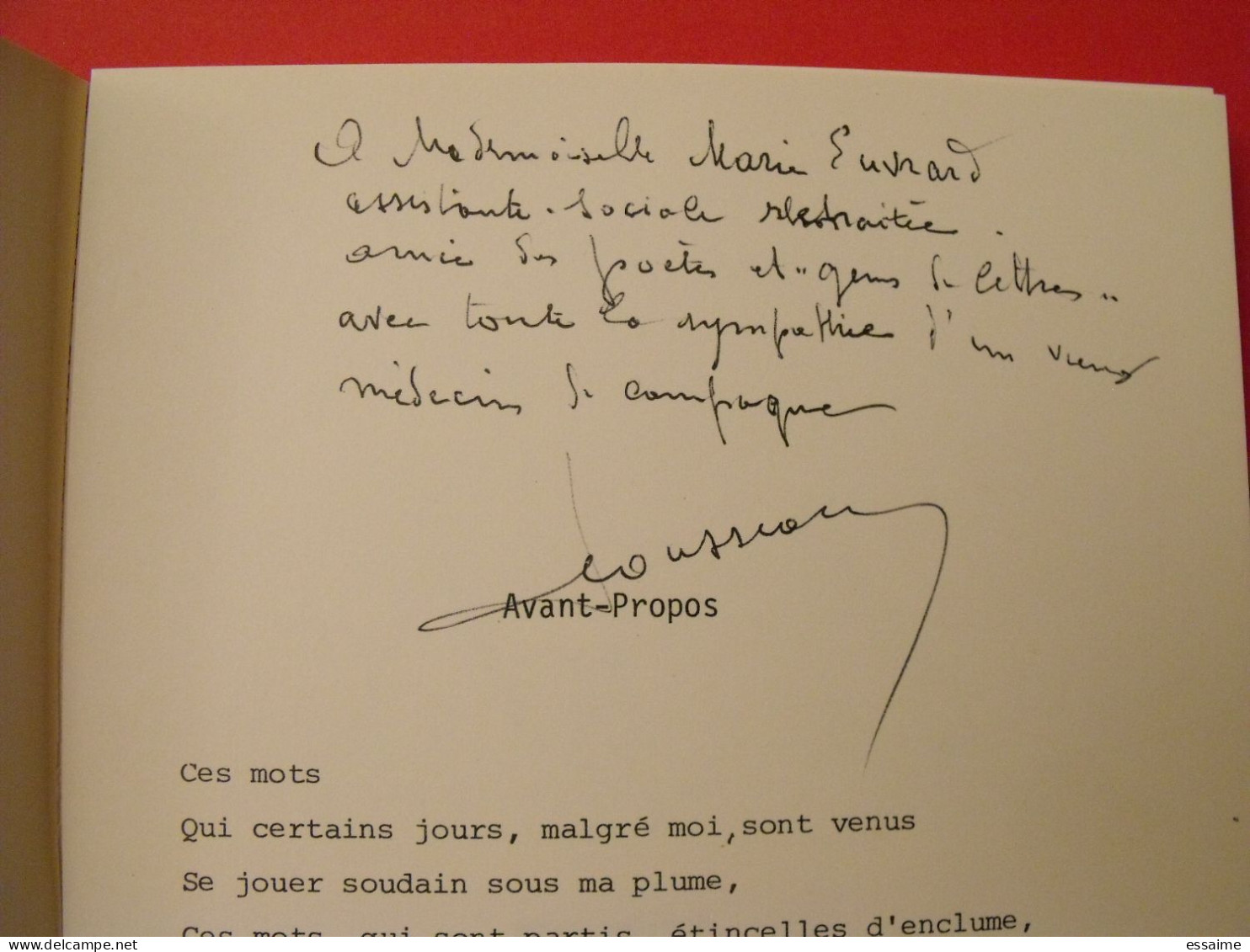 Fleurs Et Miel, Poivre Et Sel. Leon Mousseau. 1977. Dédicace De L'auteur - Auteurs Français