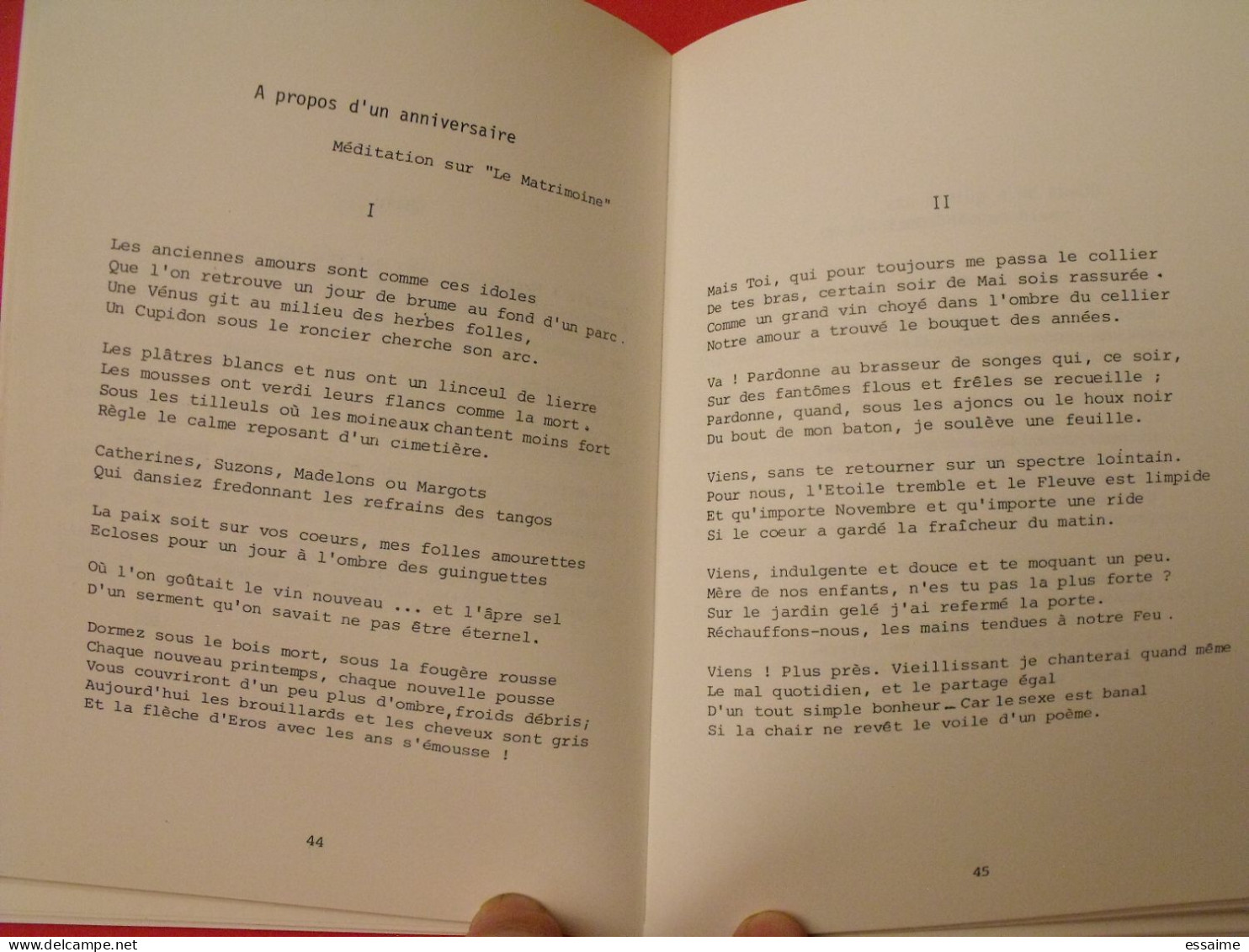 Fleurs et miel, poivre et sel. Leon Mousseau. 1977. dédicace de l'auteur