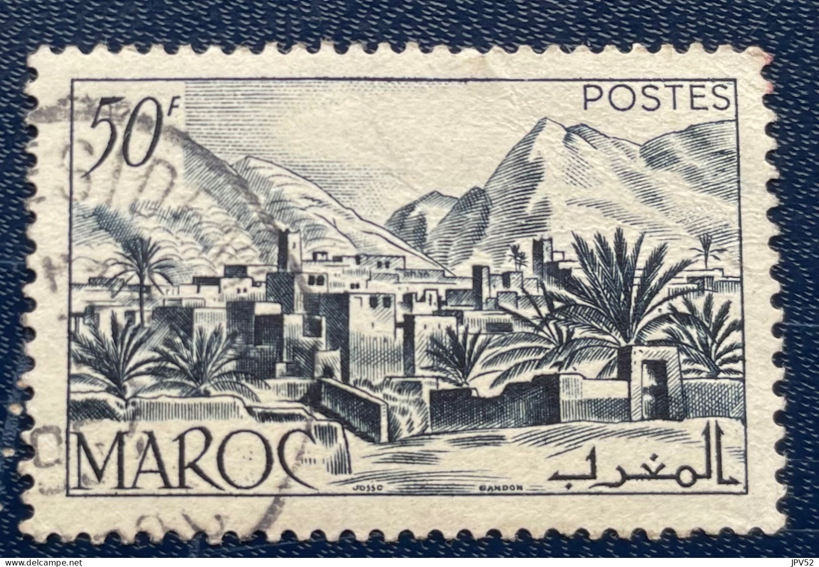 Maroc - Marokko - C5/22 - 1950 - (°)used - Michel 317 - Vallei Van Todra - Used Stamps