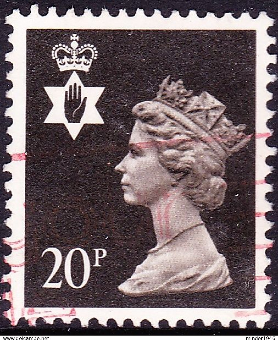 GREAT BRITAIN Northern Ireland 1989 QEII 20p Black Machin SGNI51 Used - Irlanda Del Norte