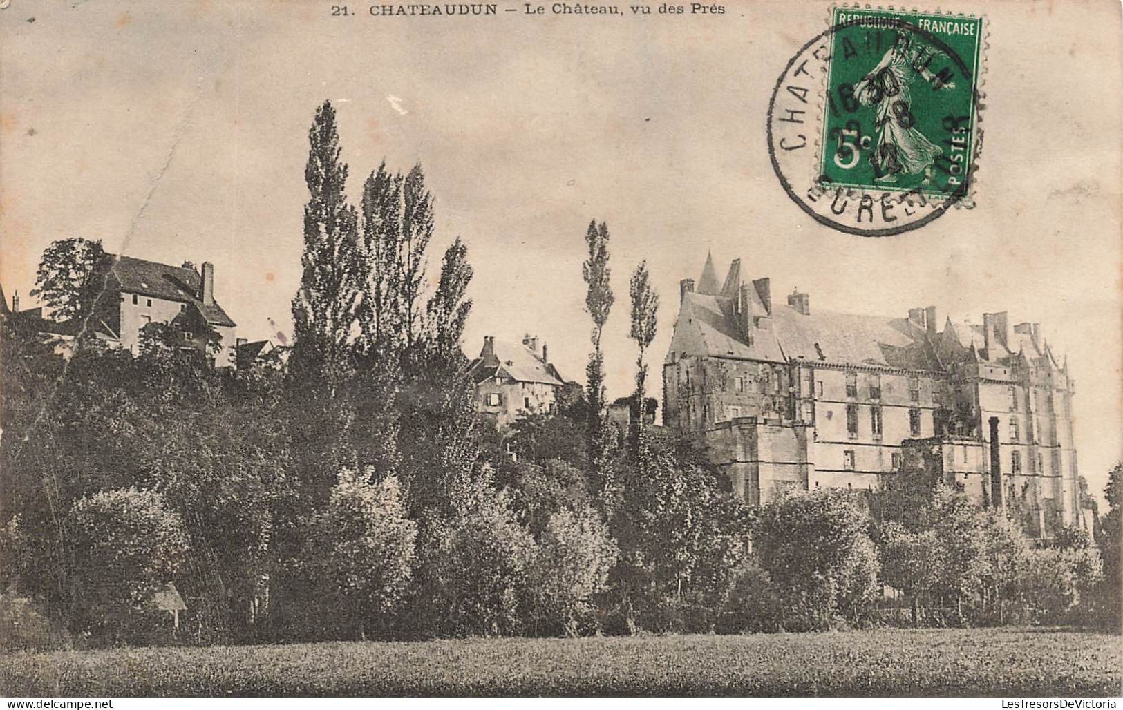 FRANCE - Châteaudun - Le Château - Vu Des Prés - Carte Postale Ancienne - Chateaudun