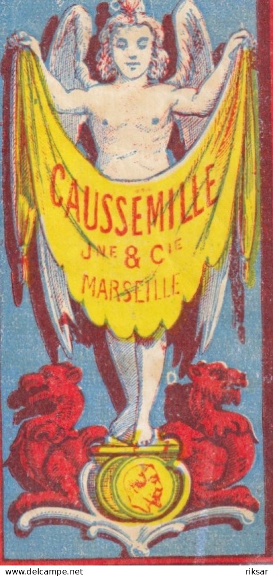 ETIQUETTE D ALLUMETTE(CAUSSEMILLE) MARSEILLE(LOT DE 9 PIECES) - Boites D'allumettes - Etiquettes