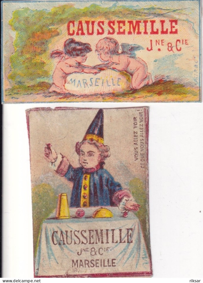 ETIQUETTE D ALLUMETTE(CAUSSEMILLE) MARSEILLE(LOT DE 9 PIECES) - Boites D'allumettes - Etiquettes