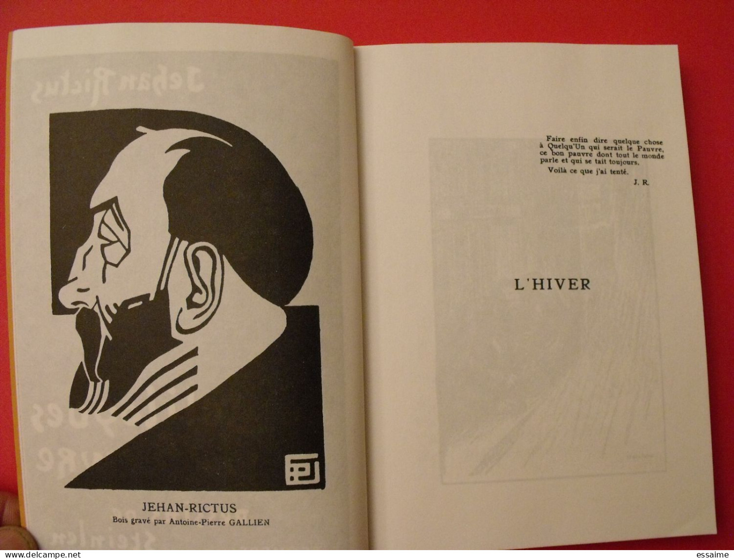 Les Soliloques Du Pauvre. Jehan Rictus. Dessins De Steinlen. Les Introuvables. éditions D'aujourd'hui 1976 - Auteurs Français