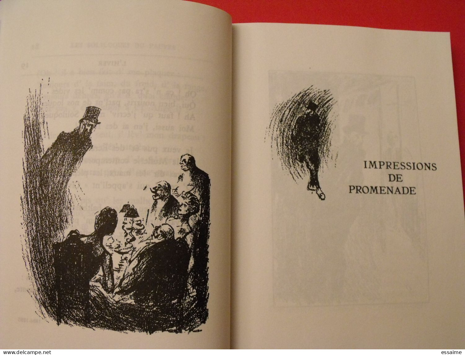 Les Soliloques du pauvre. Jehan Rictus. dessins de Steinlen. Les introuvables. éditions d'aujourd'hui 1976