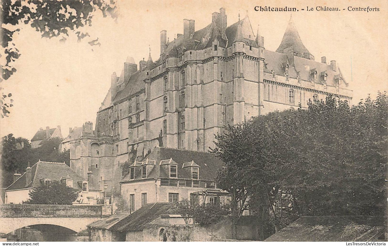 FRANCE - Châteaudun - Le Château - Contreforts - Carte Postale Ancienne - Chateaudun