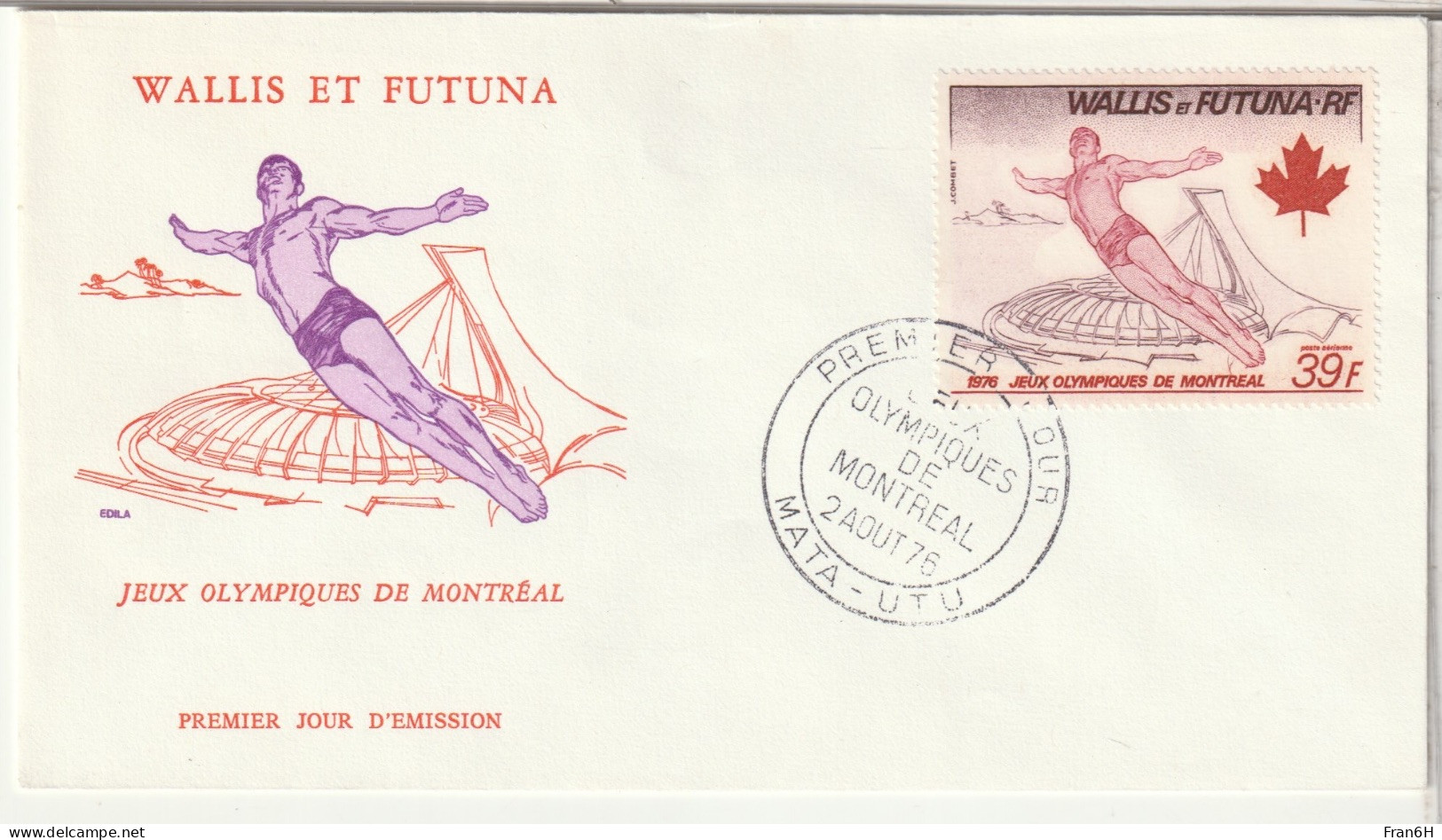 WALLIS ET FUTUNA  - FDC - 1976 - FDC