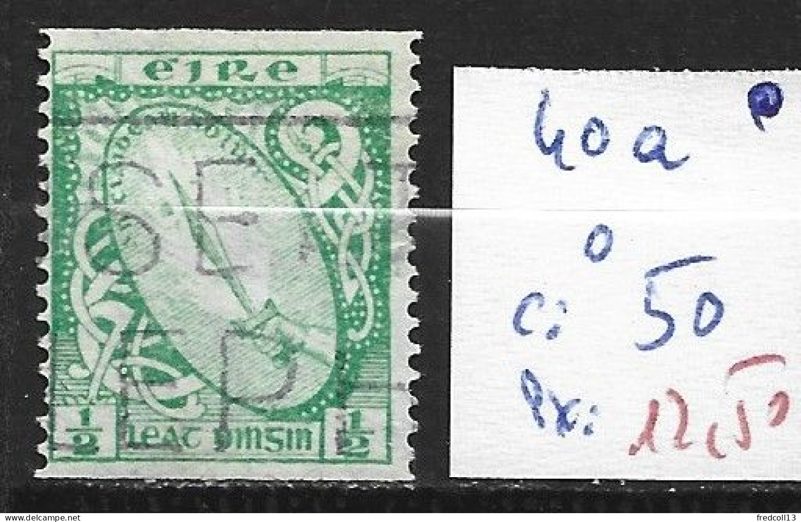 IRLANDE 40a Oblitéré Côte 50 € - Used Stamps