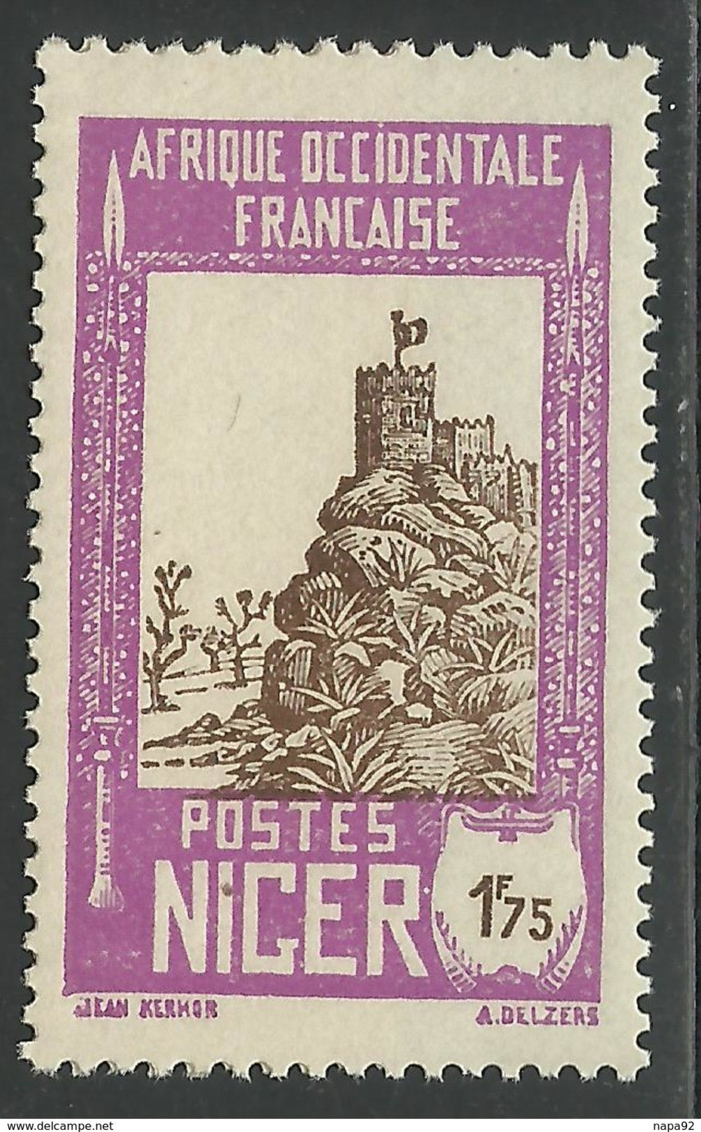 NIGER 1933 YT 47A** SANS CHARNIERE NI TRACE - Unused Stamps