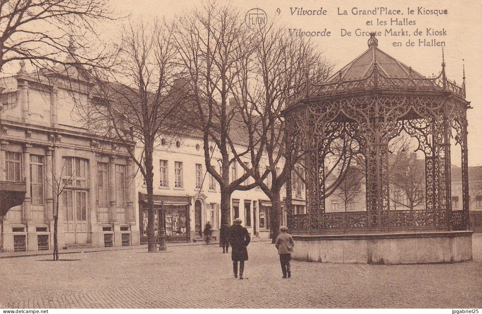 MP Vilvoorde La Grand Place Le Kiosque Et Les Halles - Vilvoorde