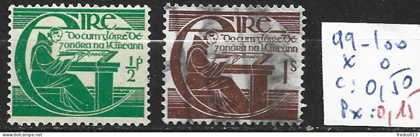 IRLANDE 99-100 * & Oblitéré Côte 0.50 € - Used Stamps