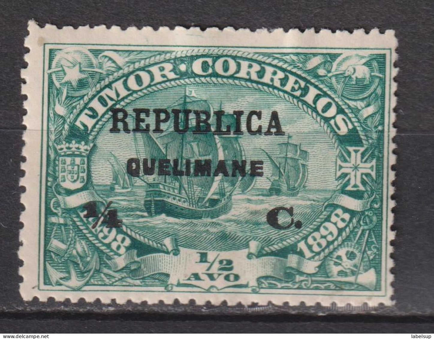 Timbre Neuf* De Quelimane De 1913 N°17 MH - Quelimane