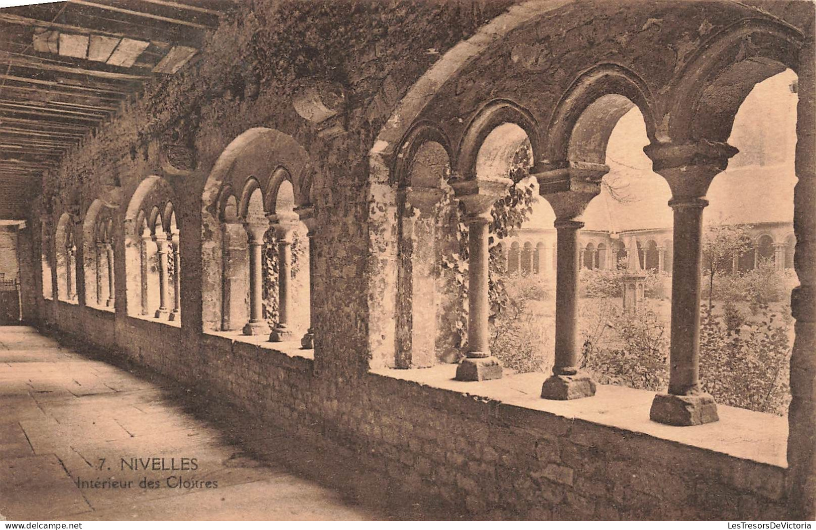 BELGIQUE - Nivelles - Intérieur Des Cloîtres- Carte Postale Ancienne - Nijvel