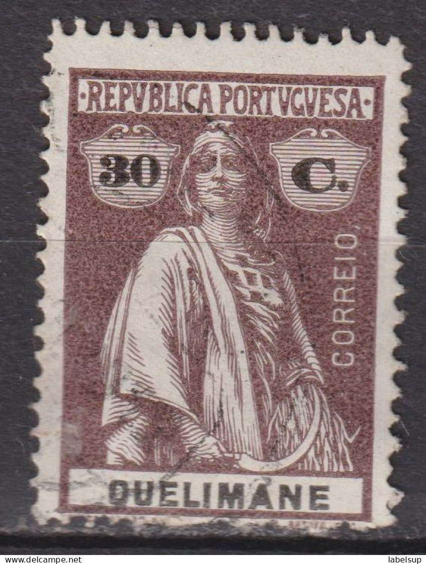 Timbre Oblitéré De Quelimane De 1914 N°37 - Quelimane