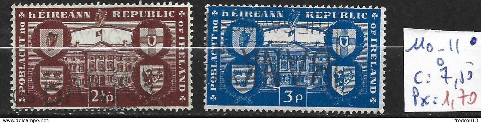 IRLANDE 110-11 Oblitérés Côte 7.50 € - Used Stamps