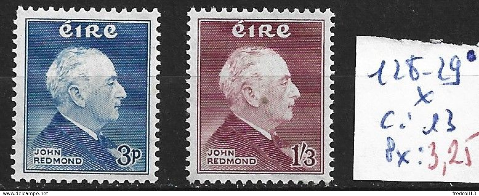 IRLANDE 128-29 * Côte 13 € - Unused Stamps