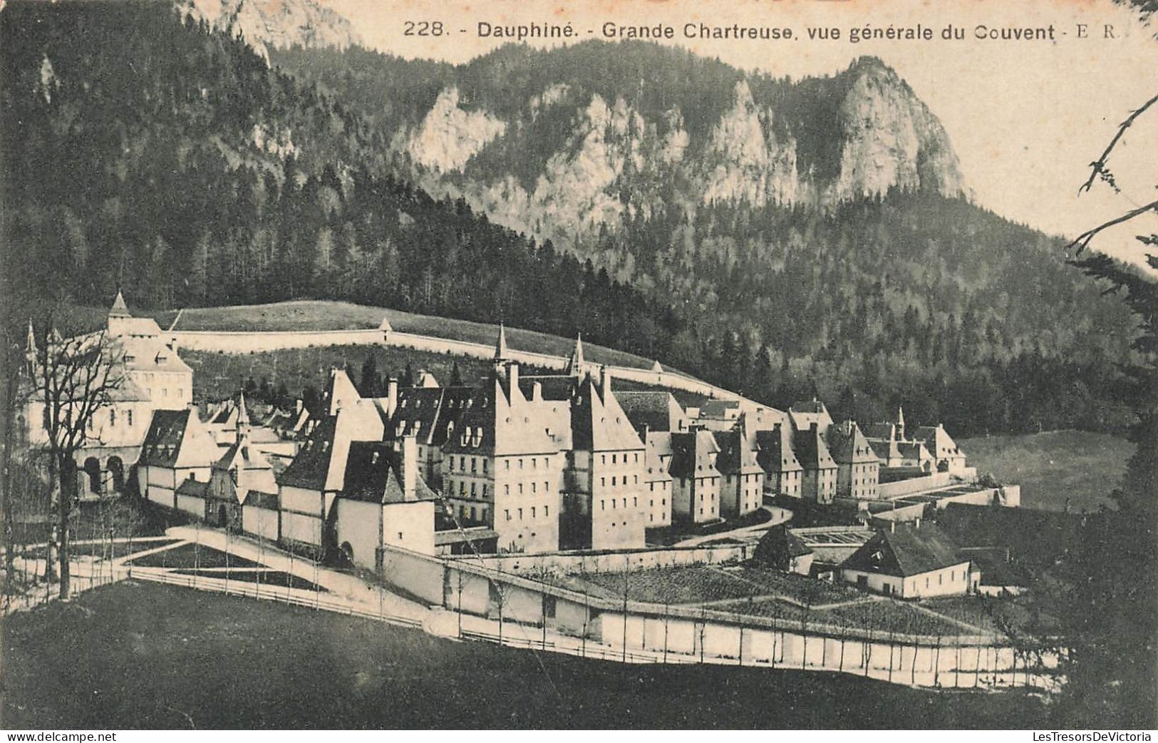 FRANCE - Dauphiné - Grande Chartreuse, Vue Générale Du Couvent - ER - Carte Postale Ancienne - Chartreuse