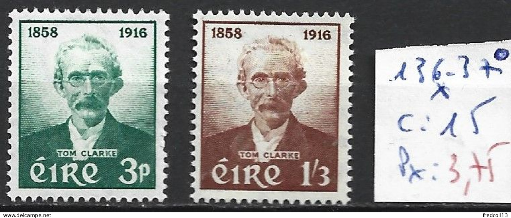 IRLANDE 136-37 * Côte 15 € - Nuevos