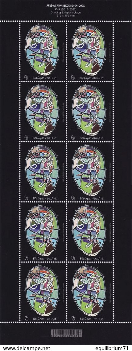 F5146** - Annie-Mie Van Kerckhoven  ‘Klok’ - (Feuille De / Blad Van - 10) - Unused Stamps