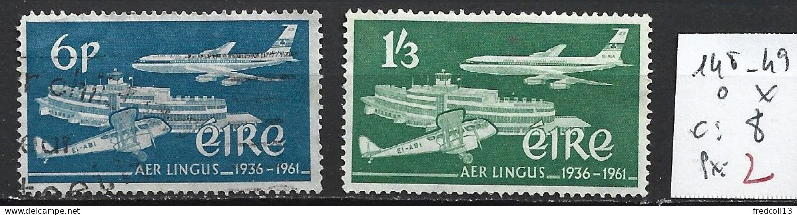 IRLANDE 148-49 Oblitéré & * Côte 8 € - Used Stamps