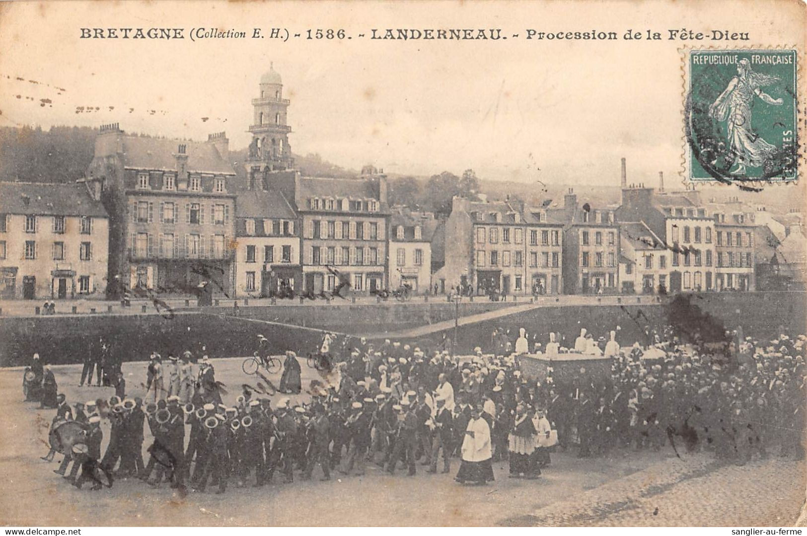 CPA 29 LANDERNEAU / PROCESSION DE LA FETE DIEU - Landerneau