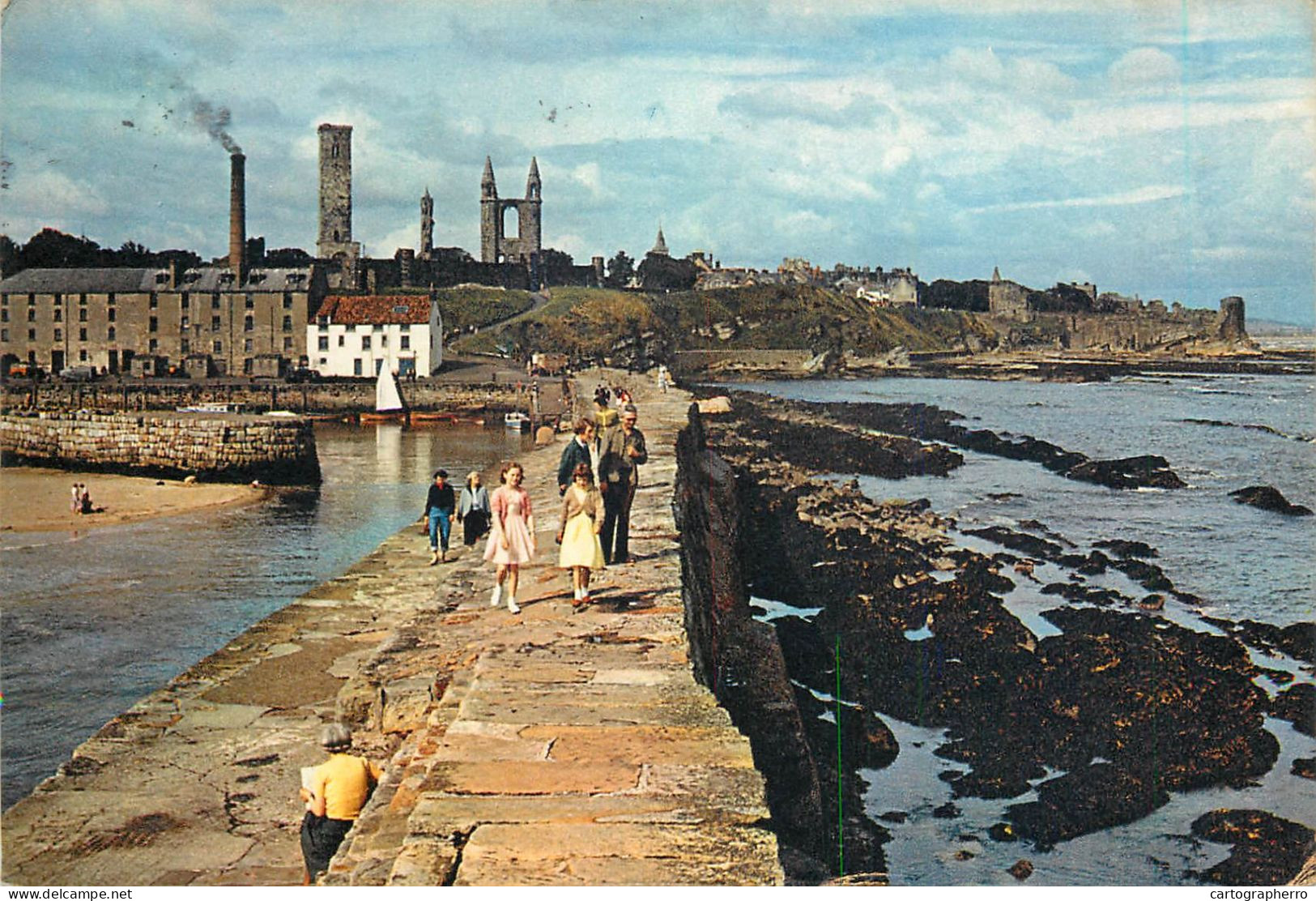 United Kingdom Scotland St. Andrews From The Harbour - Fife