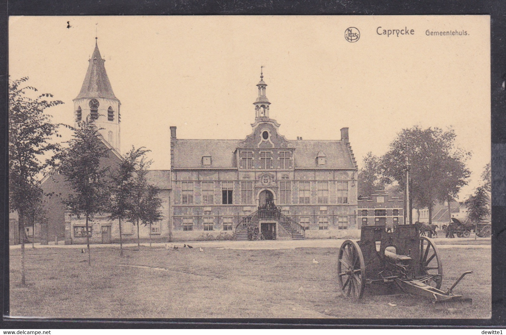 Caprijcke - Kaprijke.   Gemeentehuis - Kaprijke