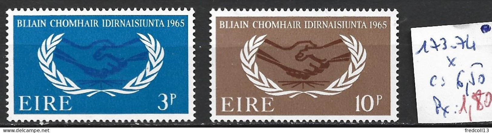 IRLANDE 173-74 * Côte 6.50 € - Unused Stamps