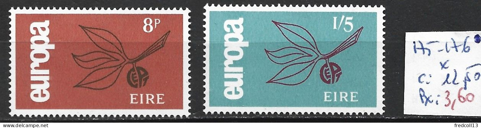 IRLANDE 175-76 * Côte 12.50 € - Unused Stamps