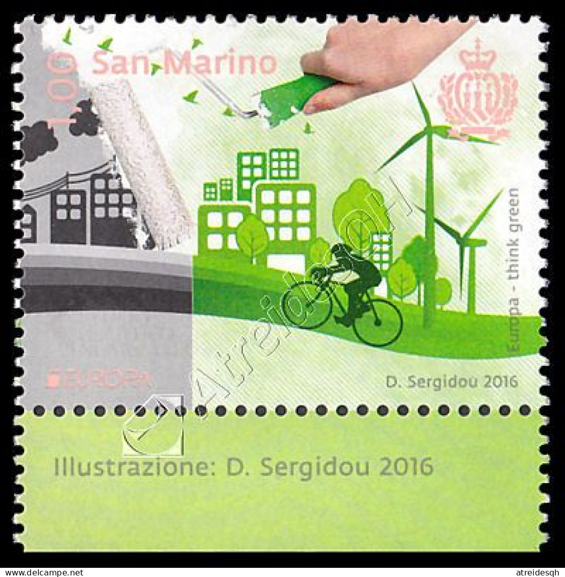 [Q|CL] San Marino 2016: Europa - Protezione Dell'ambiente / Think Green ** - 2016