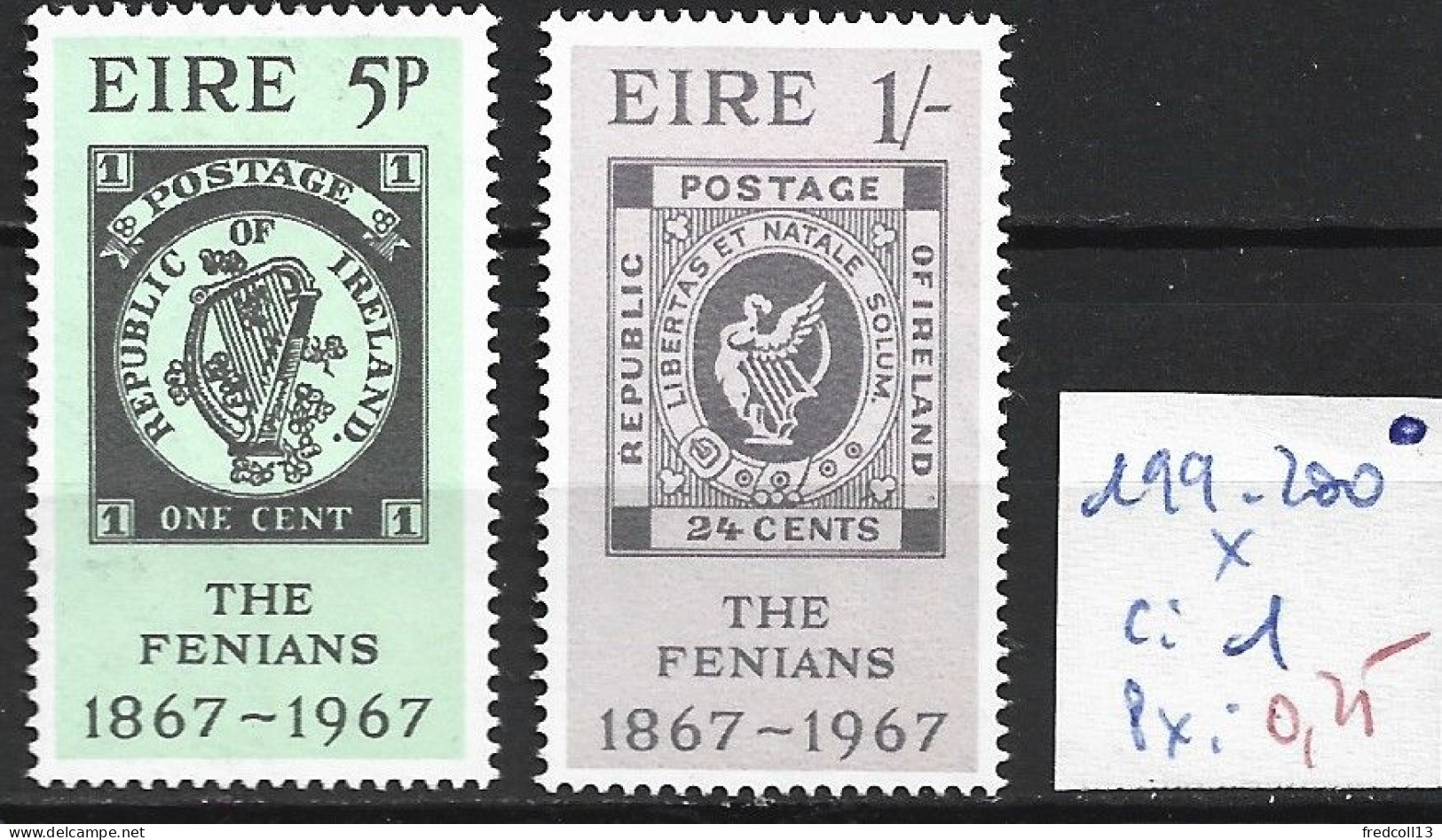 IRLANDE 199-200 * Côte 1 € - Ungebraucht