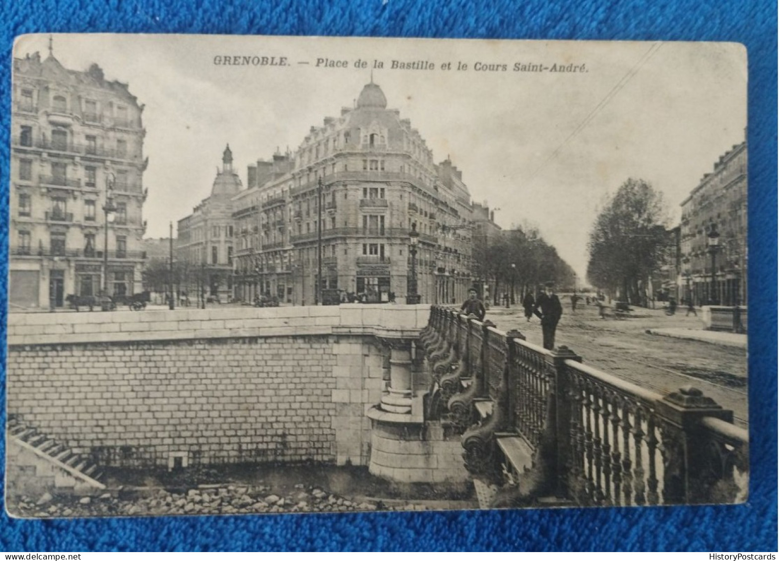 Grenoble, Place De La Bastille Et Le Cours Saint-Andre,1910 - Rhône-Alpes