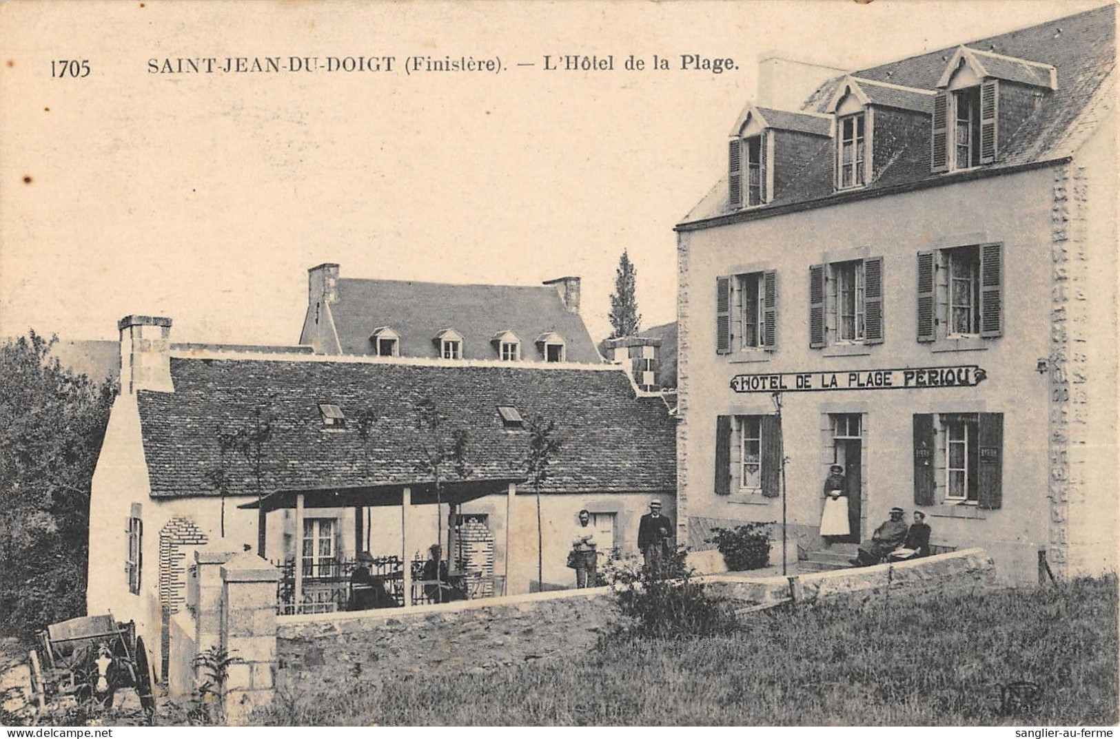 CPA 29 SAINT JEAN DU DOIGT / L'HOTEL DE LA PLAGE - Saint-Jean-du-Doigt