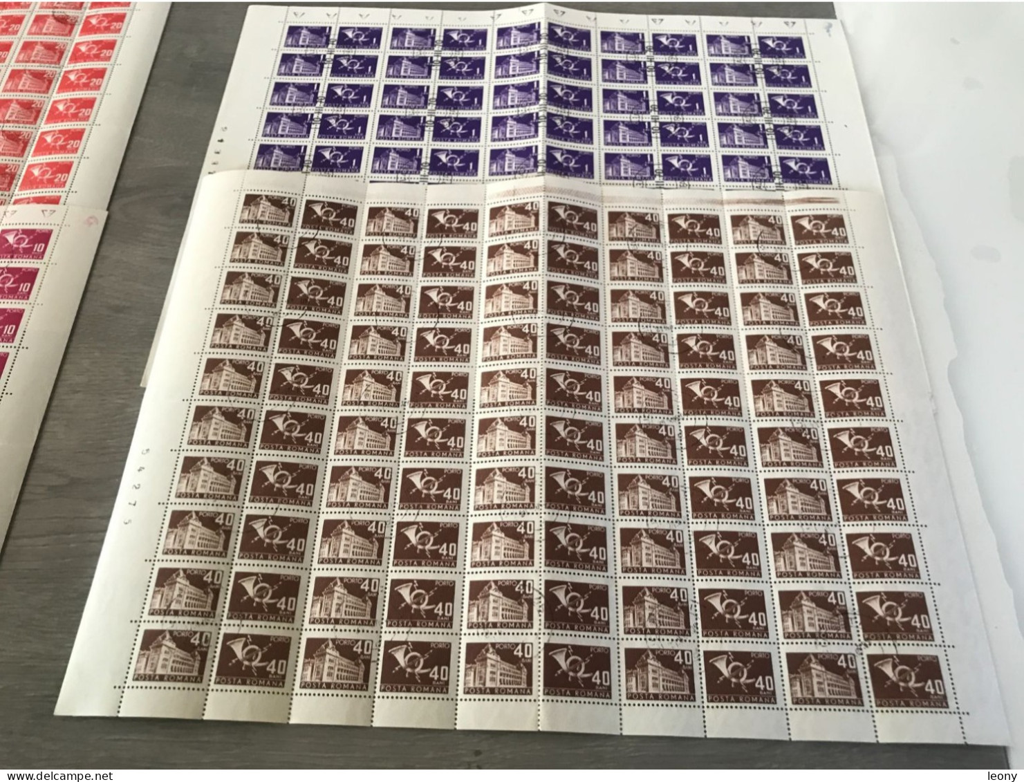 FEUILLETS De TIMBRES De   ROUMANIE  - OBLITERES - Used Stamps