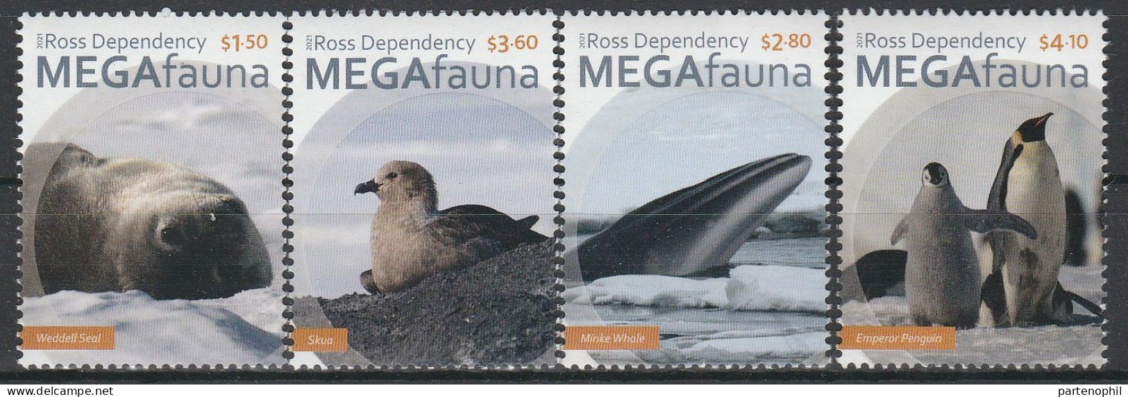 Ross Dependency 2021 - Birds Whale Seal Penguin MNH - Neufs