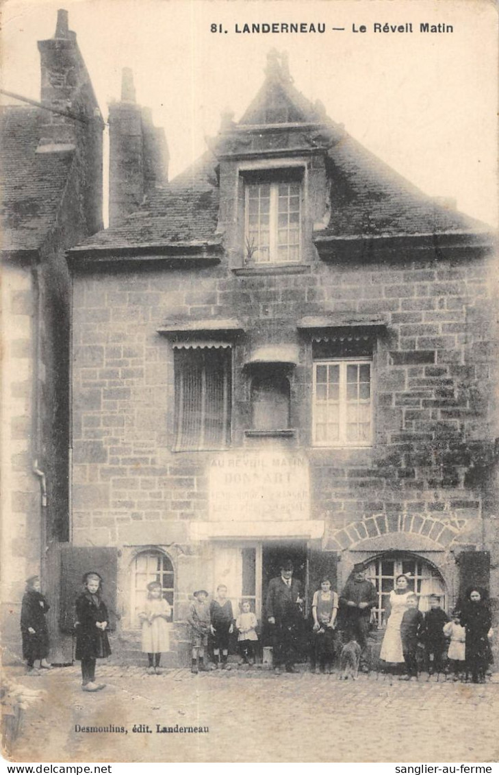 CPA 29 LANDERNEAU / LE REVEIL MATIN - Landerneau